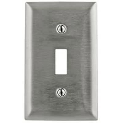 Hubbell Wiring Device Kellems Ss1 Wallplate Metallic 1 Gang Toggle Opening Stainless Steel Allied Electronics Automation Part Of Rs Group - Hubbell Stainless Steel Wall Plates Pdf