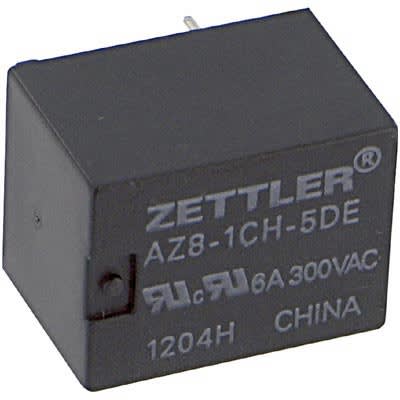 permutador Relé Zettler az8-1ch-24dea 24v 1xum 1 cambiador 1 forma c 250v/5a 