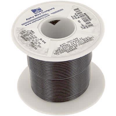 Details about   Alpha Wire 1855 BK001 Hook-Up Wire 22 AWG 7X30 Stranding 1000 Feet