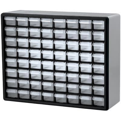 Akro-Mils 10164 64 Drawer Plastic Storage Cabinet for sale online
