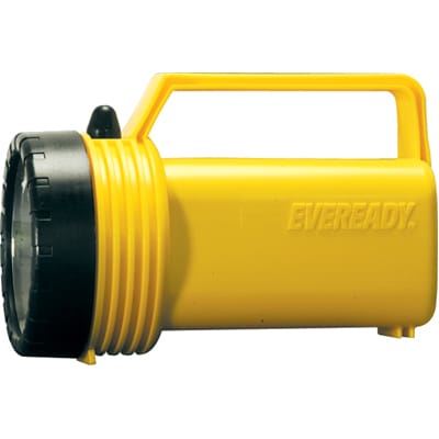 yellow flashlight