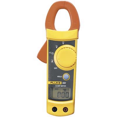 Fluke - FLUKE-322 - Meter, Clamp, 0 to 400 A (AC), 0 to 400 VAC/VDC, 0 ...