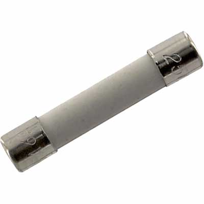 5-Pack Slow Blow Ceramic Fuses - MDA 6A, 6 Amp, 125V/250V, 6x30mm Size (BK/MDA 6A)