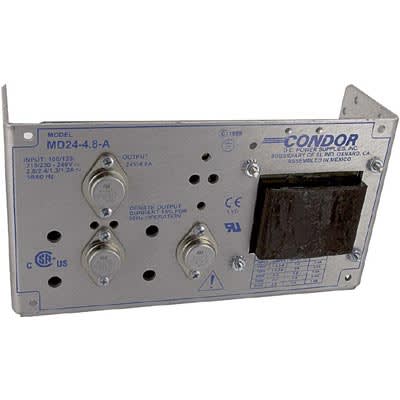 Condor MD24-4.8-A linéaire Climatisation-Direct Current Power supply 24 V 4.8 A Open Frame réglementées NOUVEAU! 