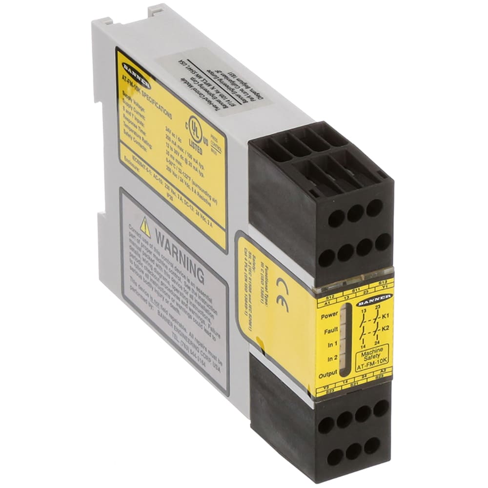Banner At-fm-10k Two Hand Controller Safety Relay ATFM10K for sale online 