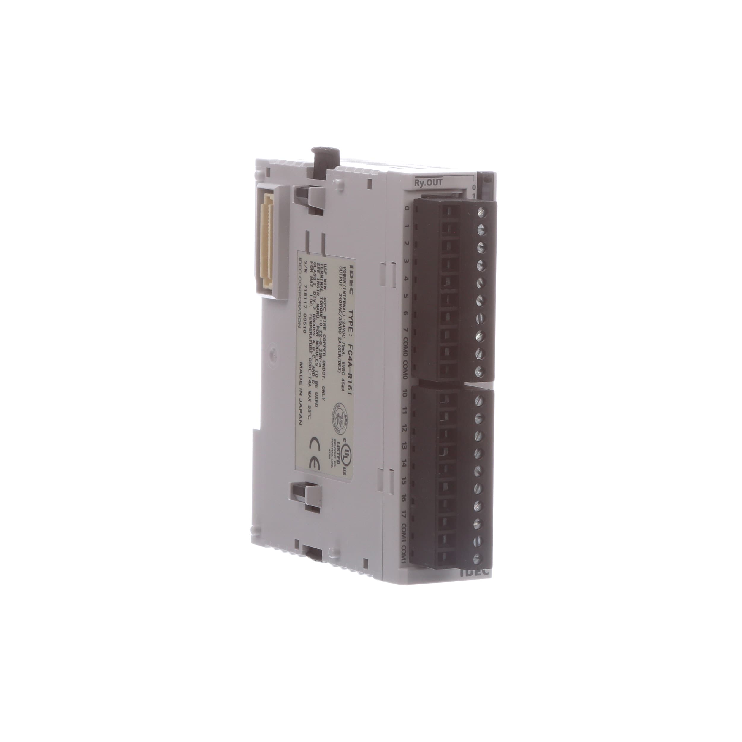Details about   1 PCS IDEC PLC output module FC4A-N16B1 in good condition 