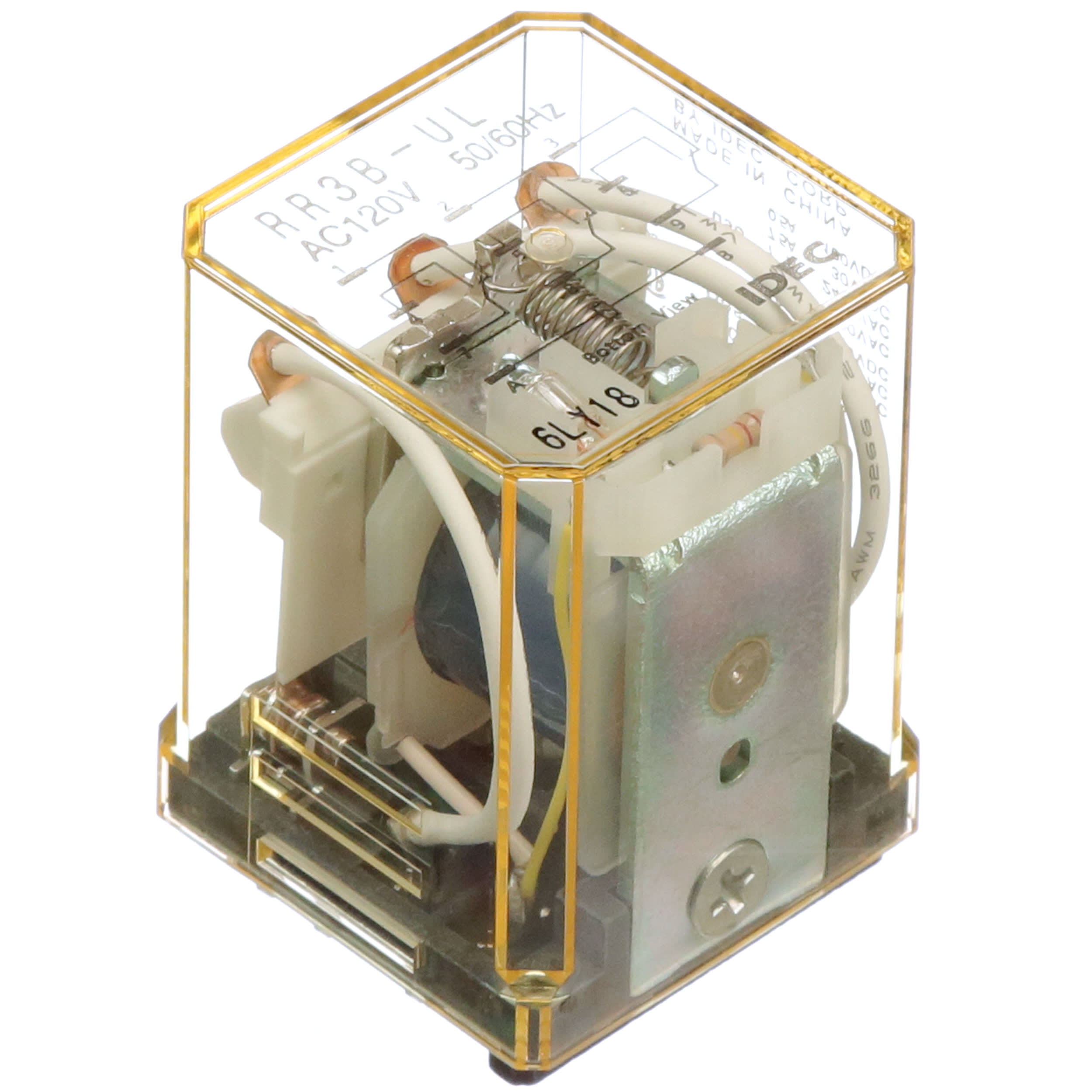 IDEC Cube Relay Rr3b-u Ac120v 10a for sale online 