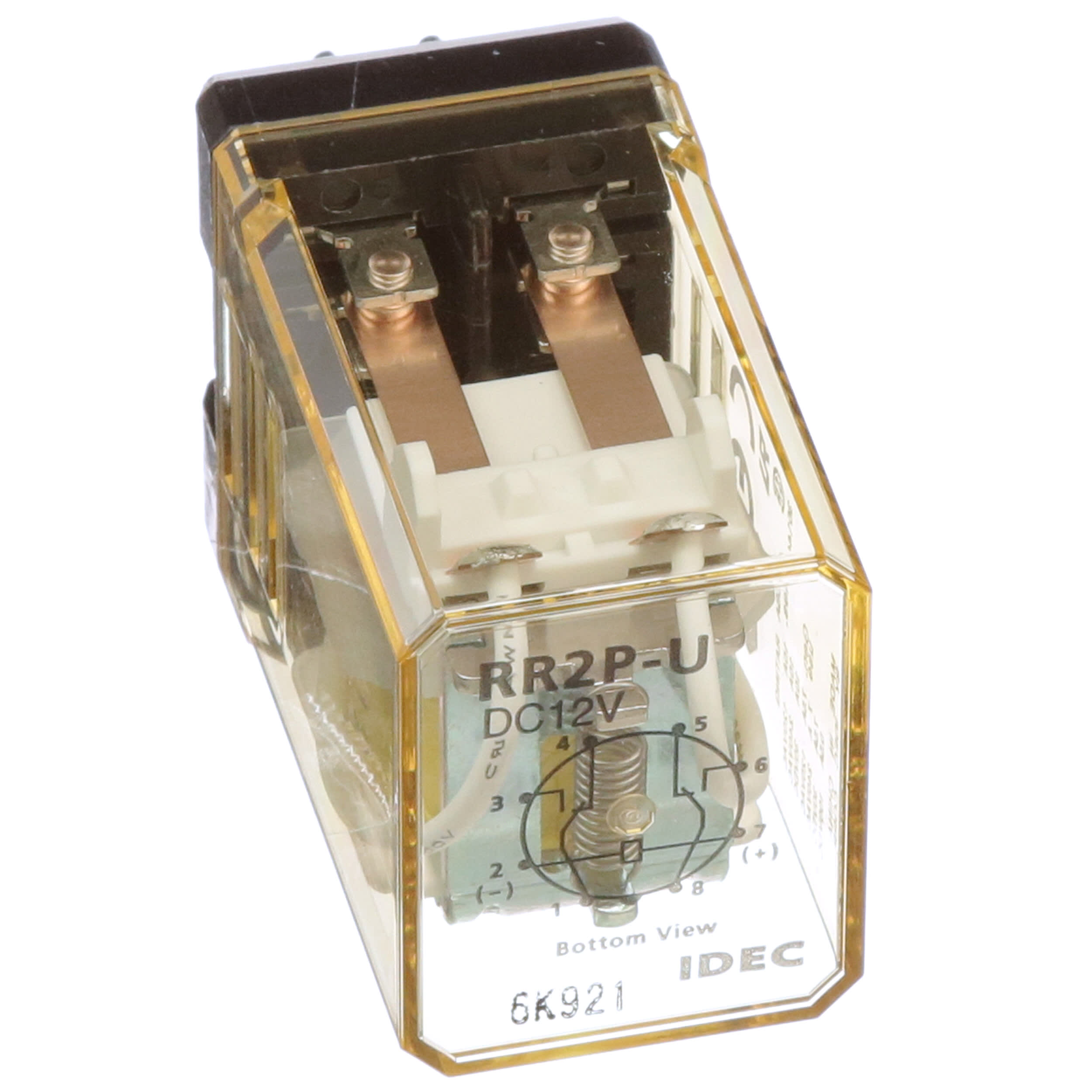 IDEC Corporation RR2PUDC12V Power Relay,General Purpose,DPDT,10A