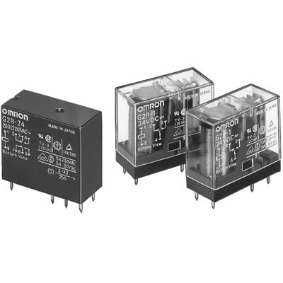 G2RG-2A4-12DC Relais elektromagnetisch DPST-NO USpule 12VDC 8A/250VAC OMRON 