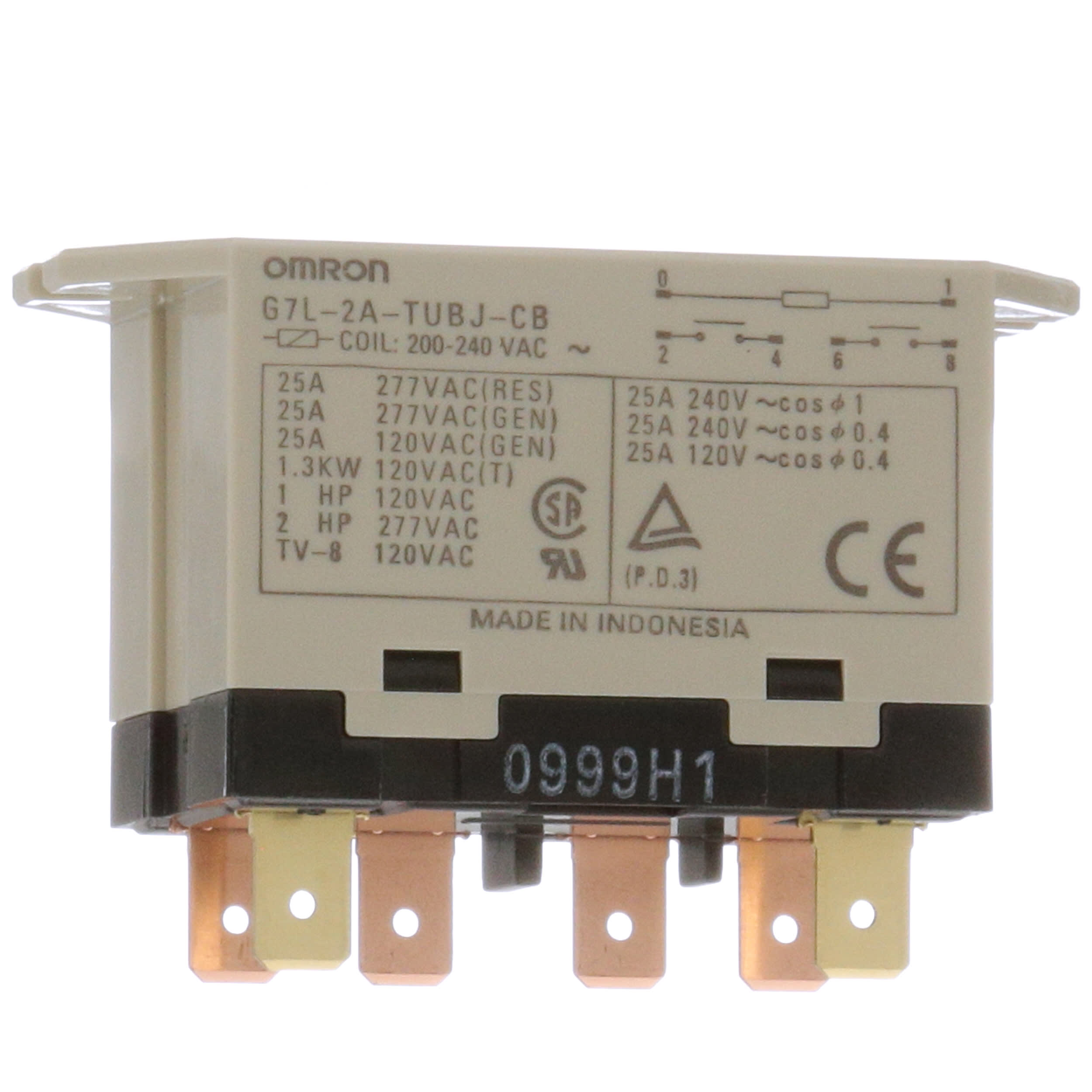 1pc for G7L-2A-TUB 200-240VAC imported CB air conditioning relay 