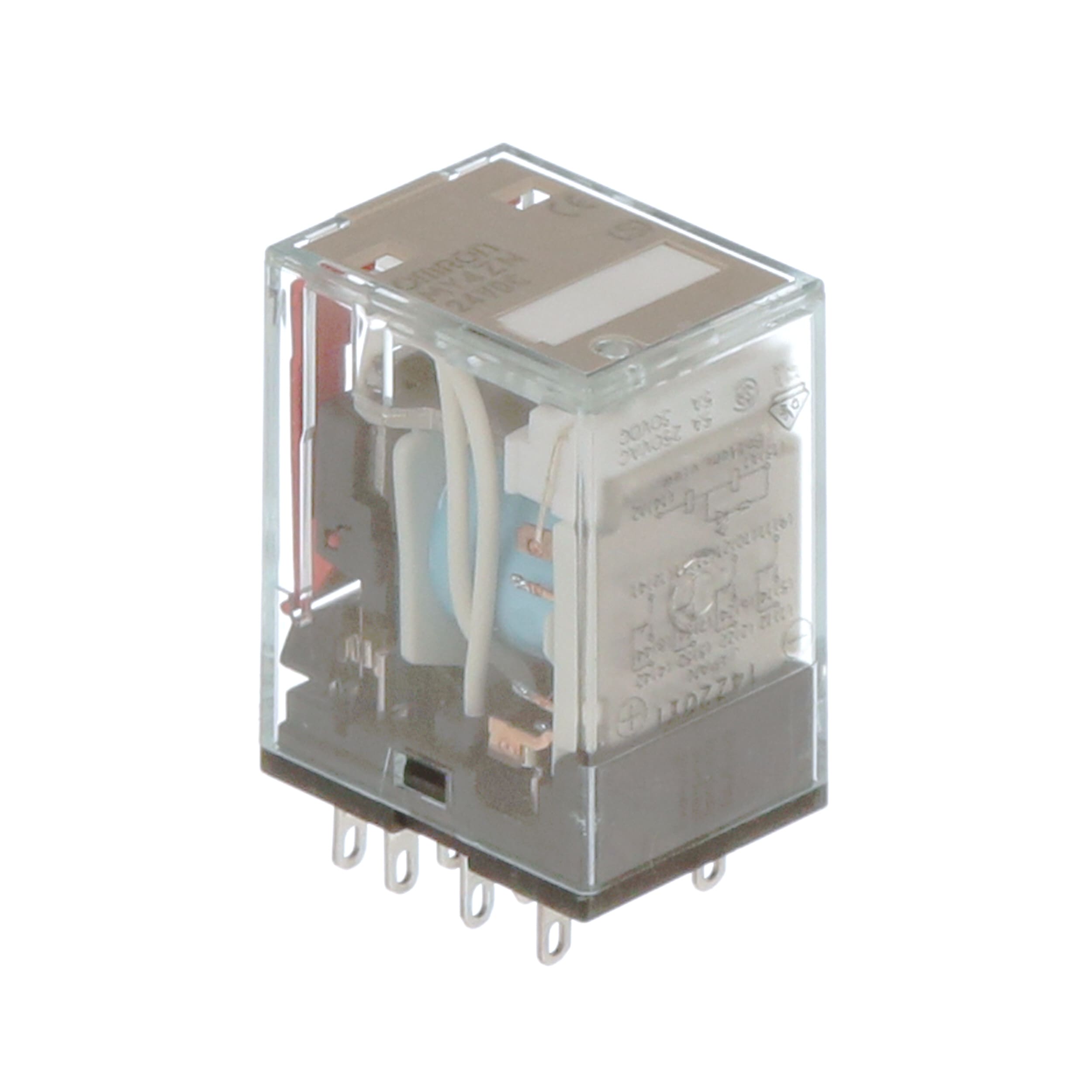 Omron Automation - MY4ZN DC24 (S) - Ice cube relay, 4PDT, 24 VDC coil ...