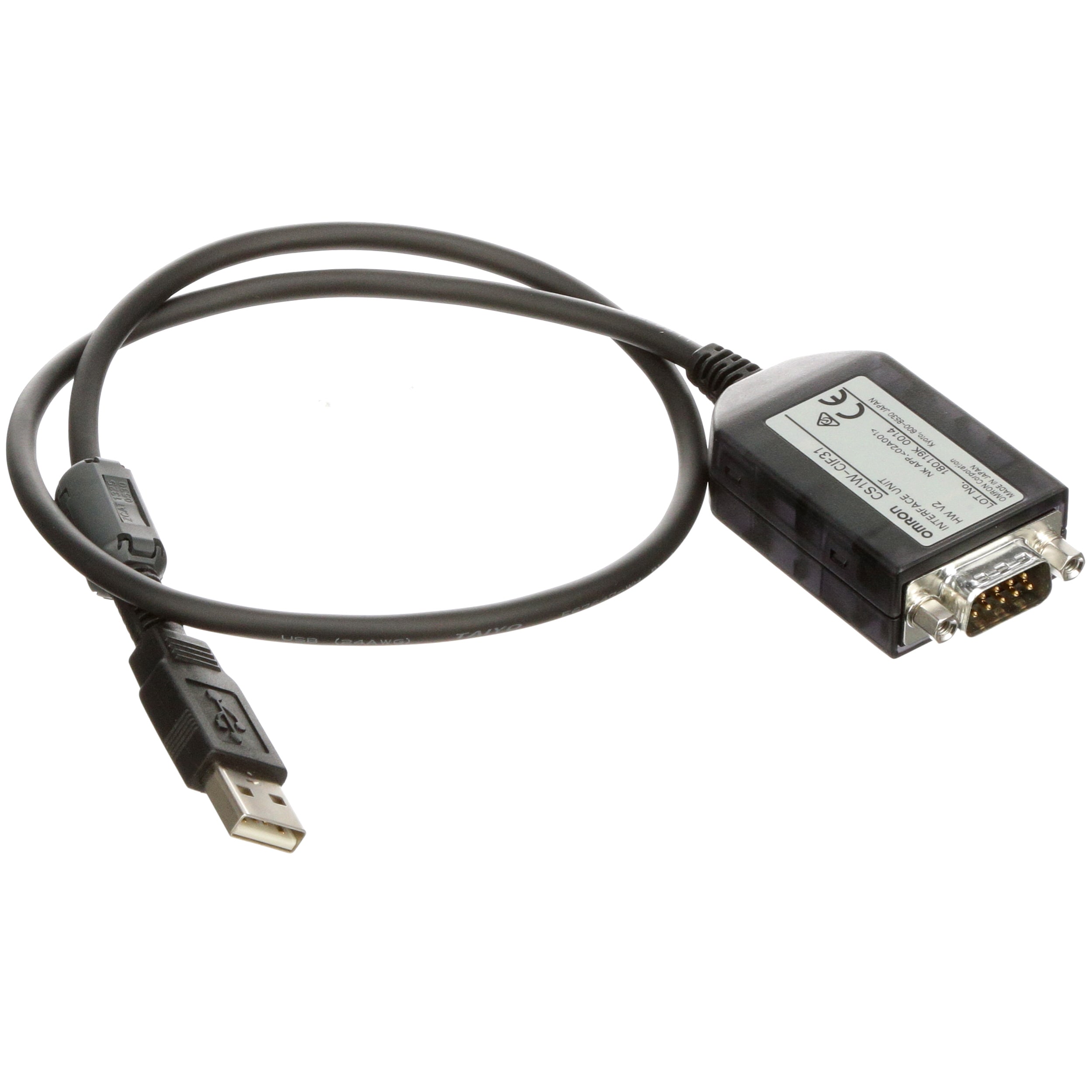 Programming Cable USB to RS232 Conversion for omron CS1WCIF31 CS1W-CIF31 PLC 
