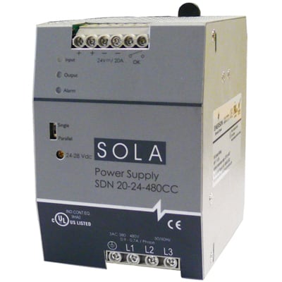 SOLA Power Supply SDN 20-24-480CC #53F6 