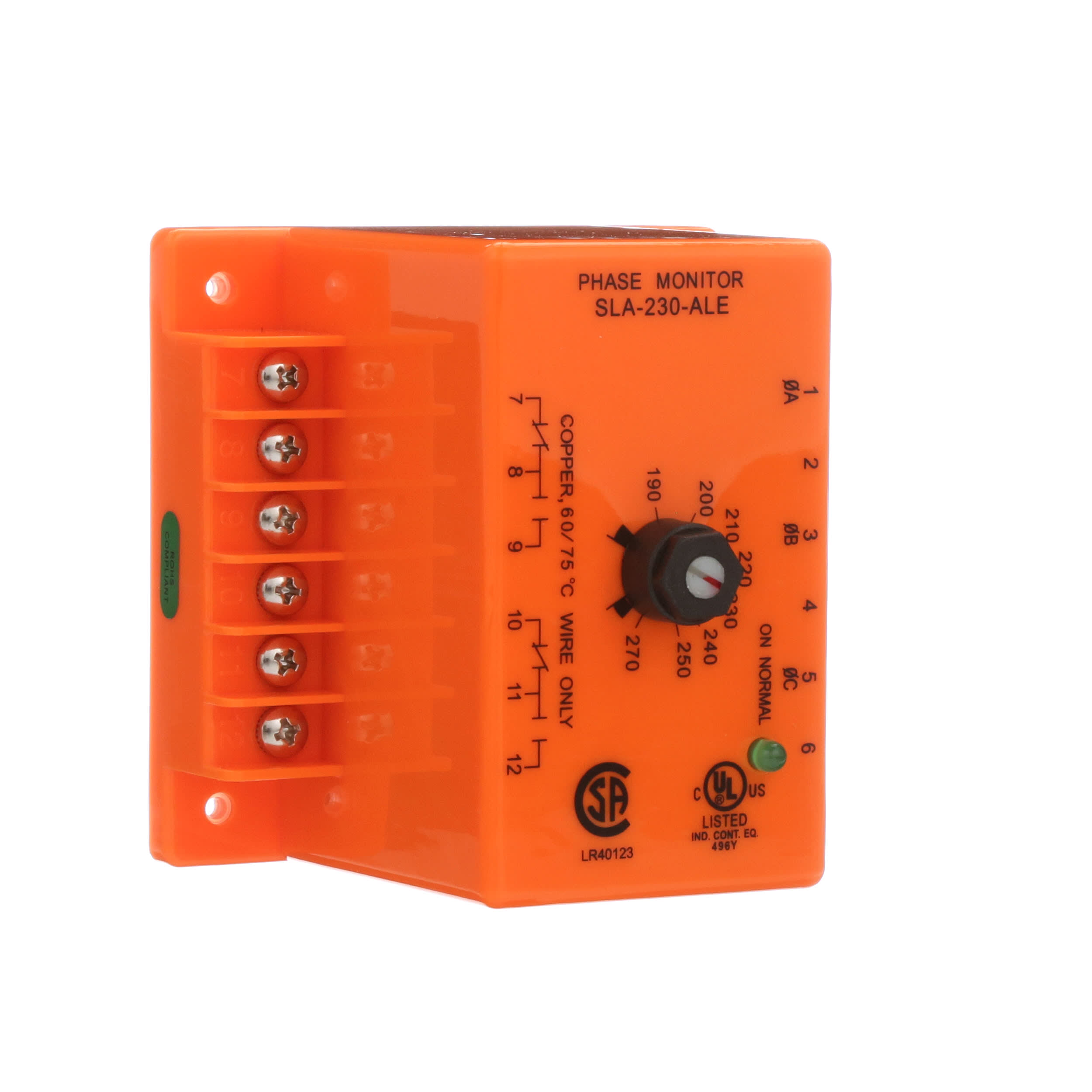 ATC Diversified Electronics SLA230ALE Phase Monitoring Relay, 190
