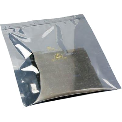 SCS 100618 Open-Top Static Shielding Bags 6" x 18" 100/Pack 