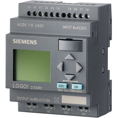 Siemens Logikmodul LOGO + 4x DM8 230R 6ED1 052-1FB00-0BA6 230RC 