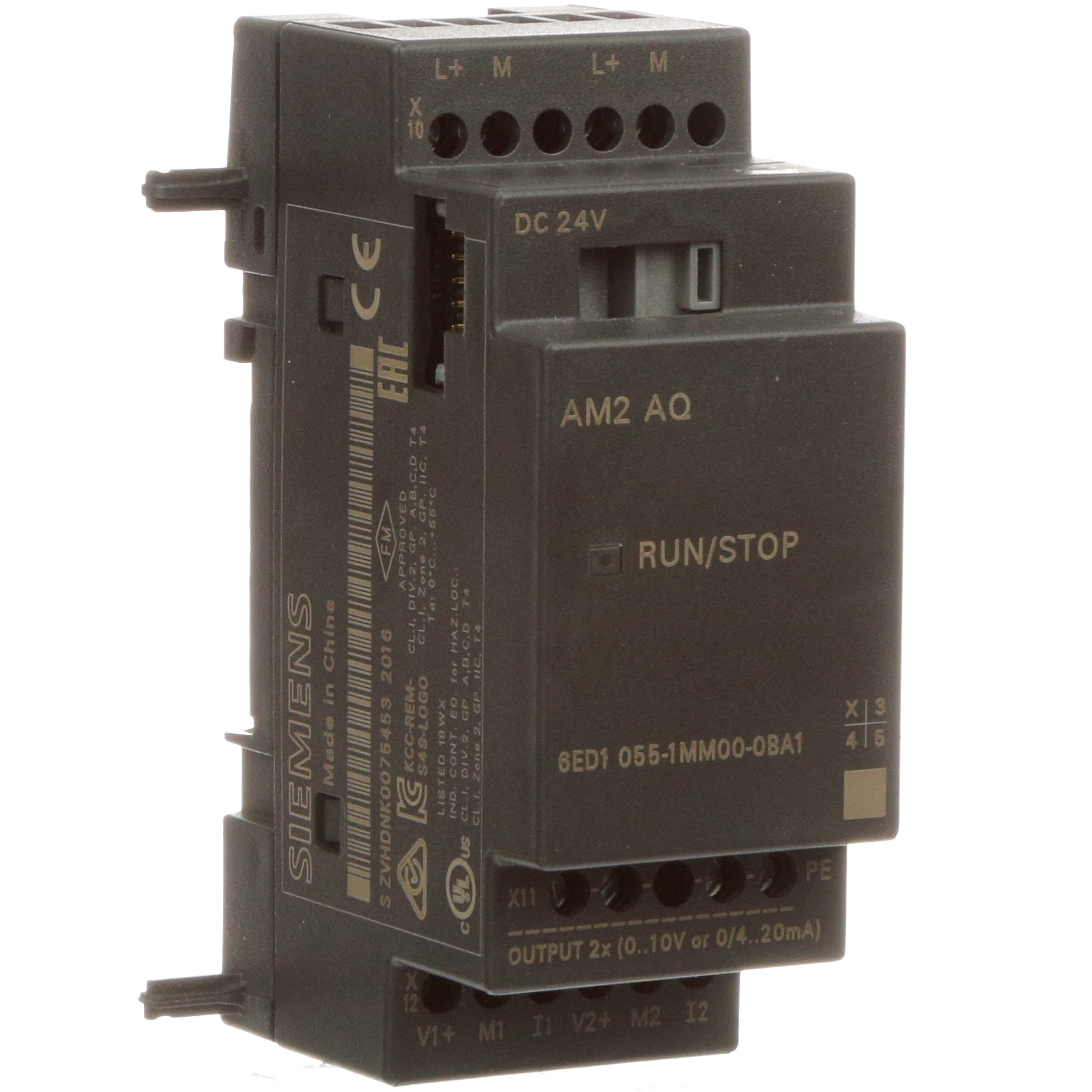 NEW NEU SPS-Erweiterungsmodul Siemens LOGO AM2 AQ2 6ED1055-1MM00-0BA1 24 V/DC 