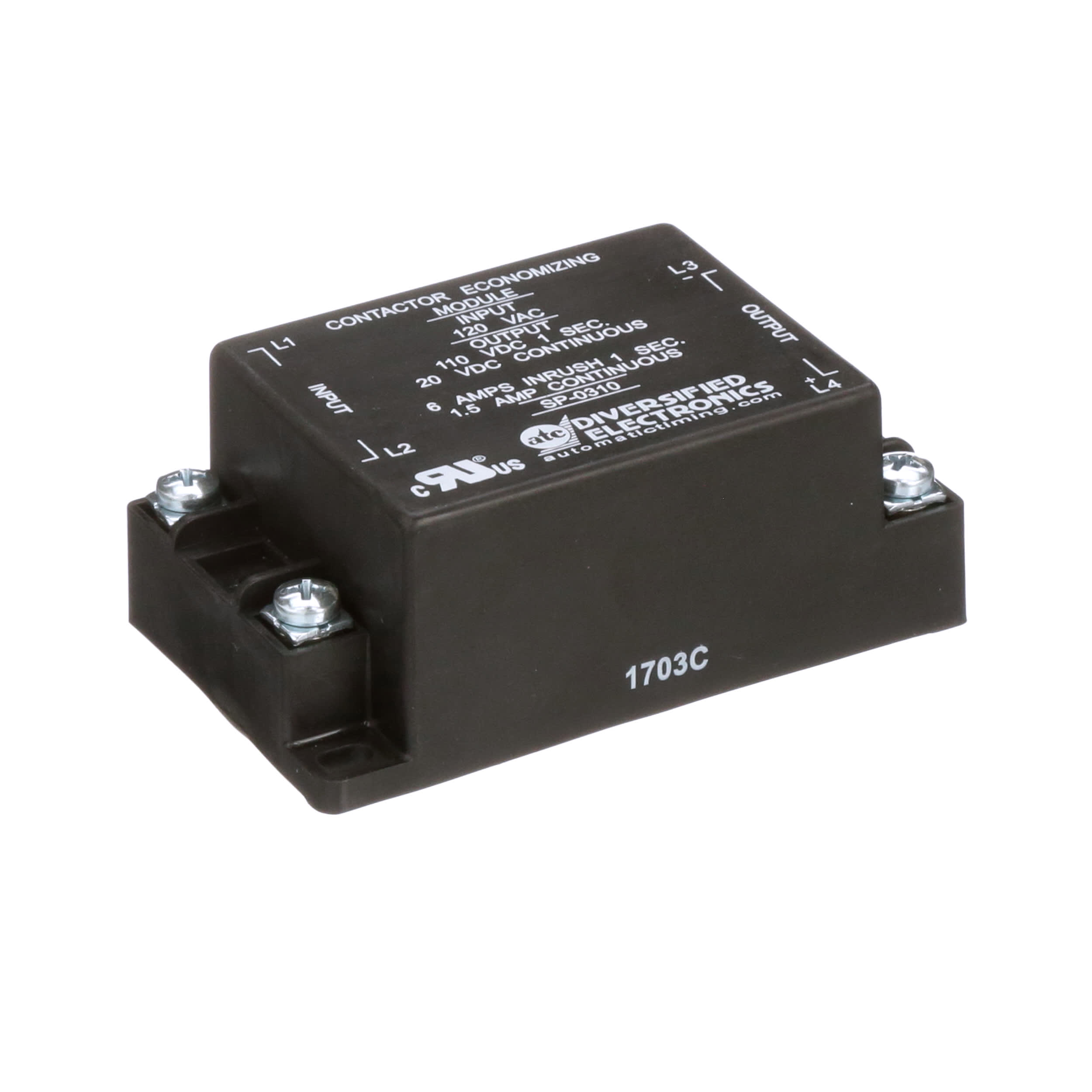 Diversified Electronics SP-0310 Contactor Economizing Module 120VAC