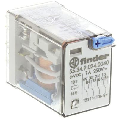 NEW FINDER Miniature Relay 55.34 24VDC Model 55.34.9.024.00.90 