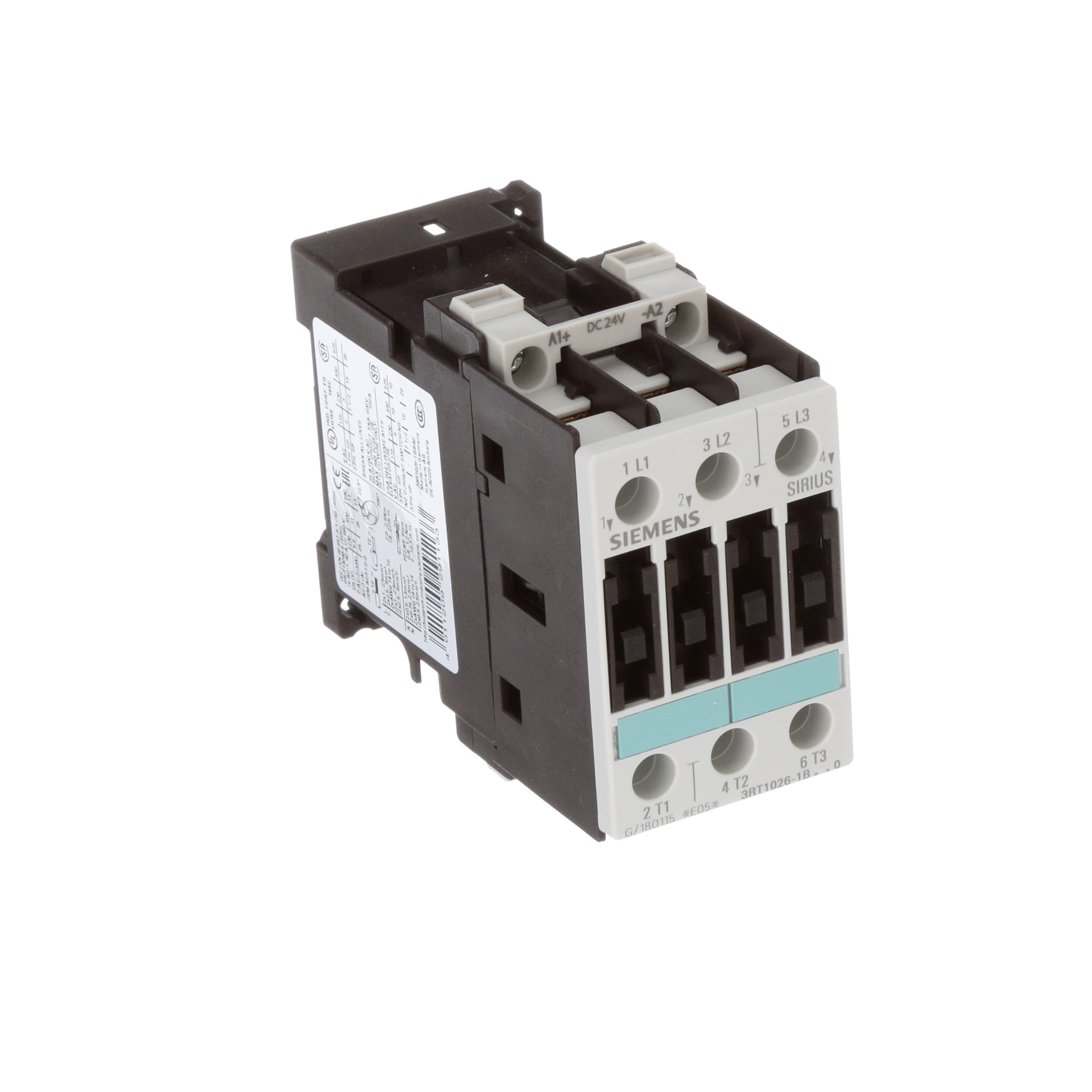 Siemens 3RT1026-1B..0 Motor Starter Contactor 24 VDC Coil 3RT1026-1BB40 
