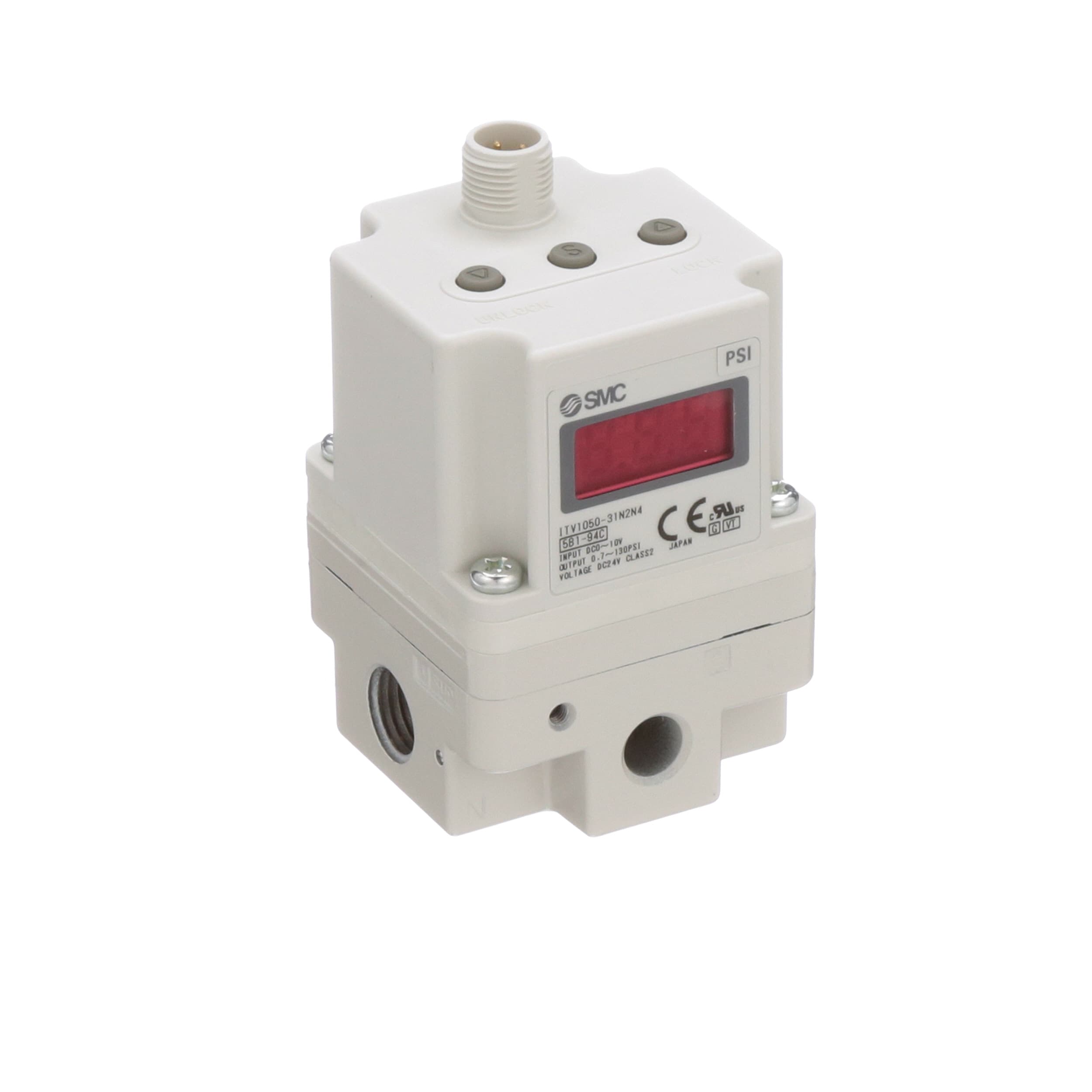 SMC Corporation ITV105031N2N4 ElectroPneumatic Regulator, 1/4