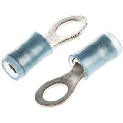 TE Connectivity - 130663 - Ring terminal, PIDG, blue, AWG 16-14, M5 - RS