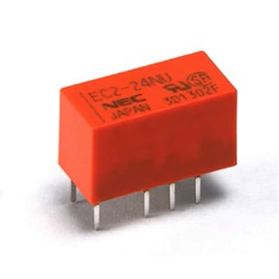 10pcs EC2-3TNU Relay 3VDC 2A 2Coil 64 Ohm THT NEC