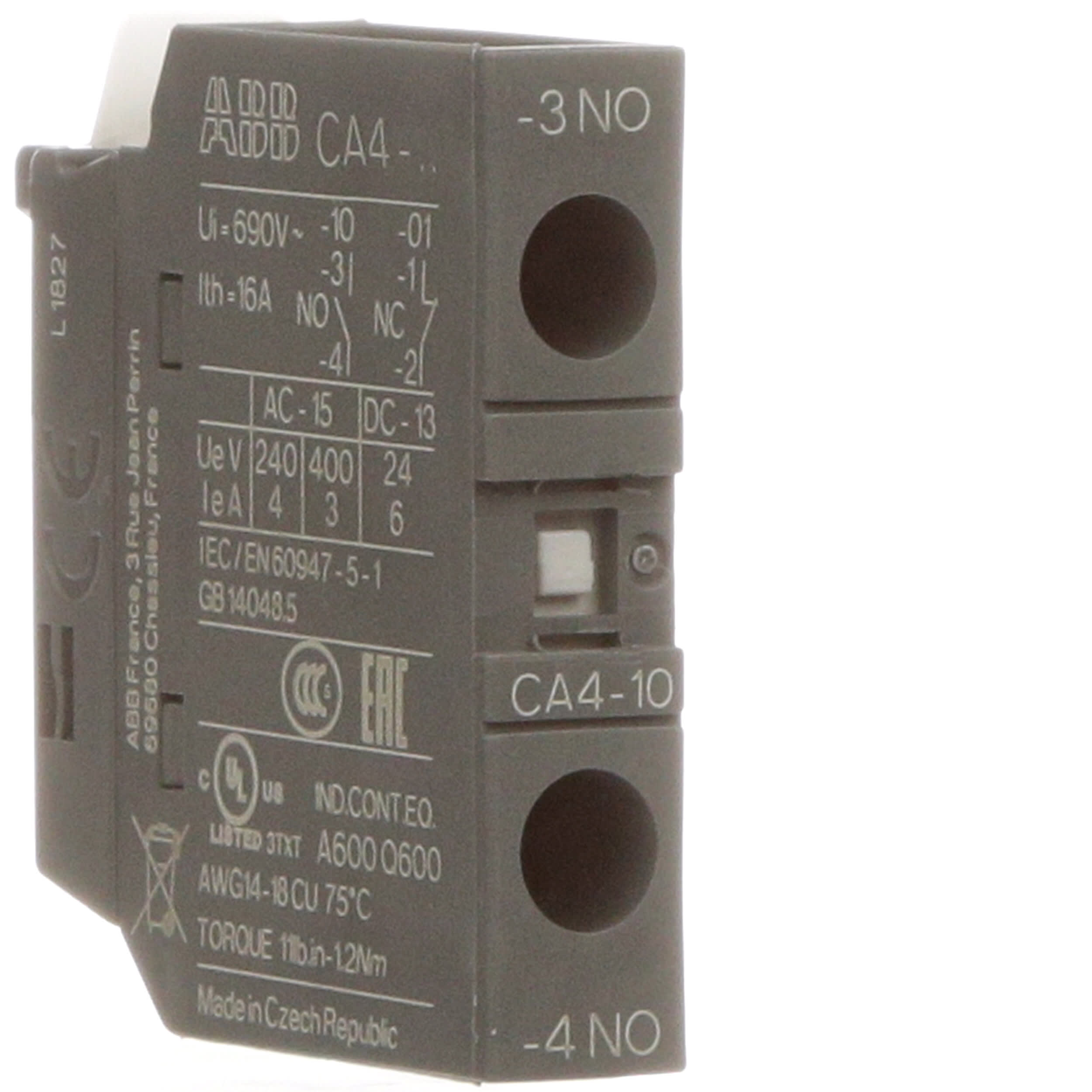 CA4-10-T 1SBN010110T1010 Auxiliary Contact Hilfskontakt Contact Auxiliaire ABB 