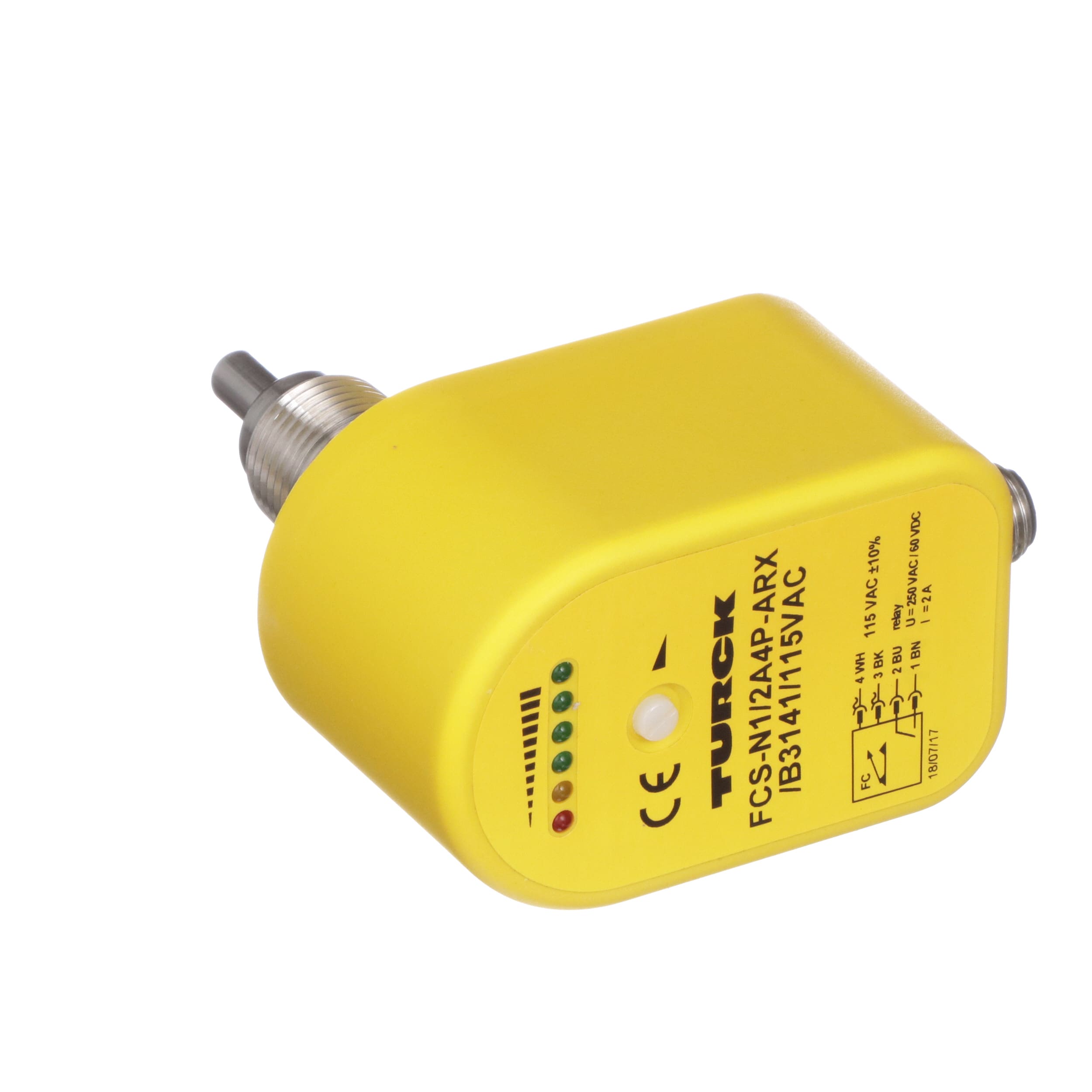 Turck Fcs N1 2a4p Arx 141 115vac Sensor Flow Detection Time Delay Relay 115vac 1 2 unf Connector M Allied Electronics Automation