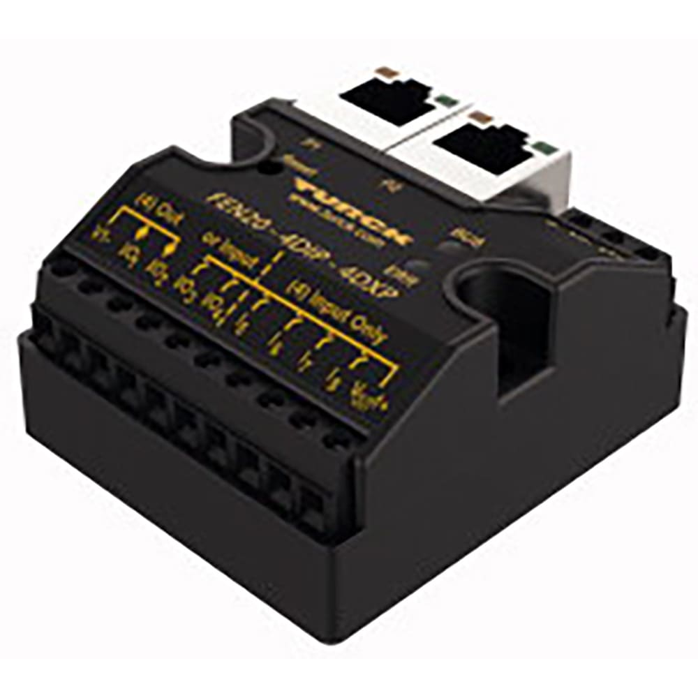 TURCK - FEN20-4DIP-4DXP - Multiprotocol block I/O modules, 4 PNP In, 4 in or out, 24VDC, FEN20 Series - Allied Electronics & Automation | Turck I O Block Wiring Diagram | | Allied Electronics