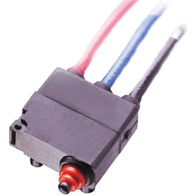 D2HW-A221D Microswitch with lever SPDT 0.1A/125VAC 2A/12V