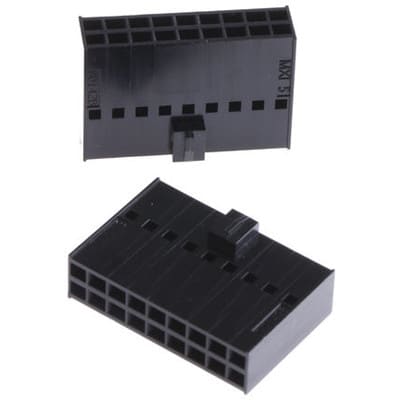 in case juice bit Molex Incorporated - 90142-0018 - C-GRID III Series 2.54mm Pitch 18 Way 2  Row Female Straight PCB Housing 90142 - Allied Electronics & Automation,  part of RS Group
