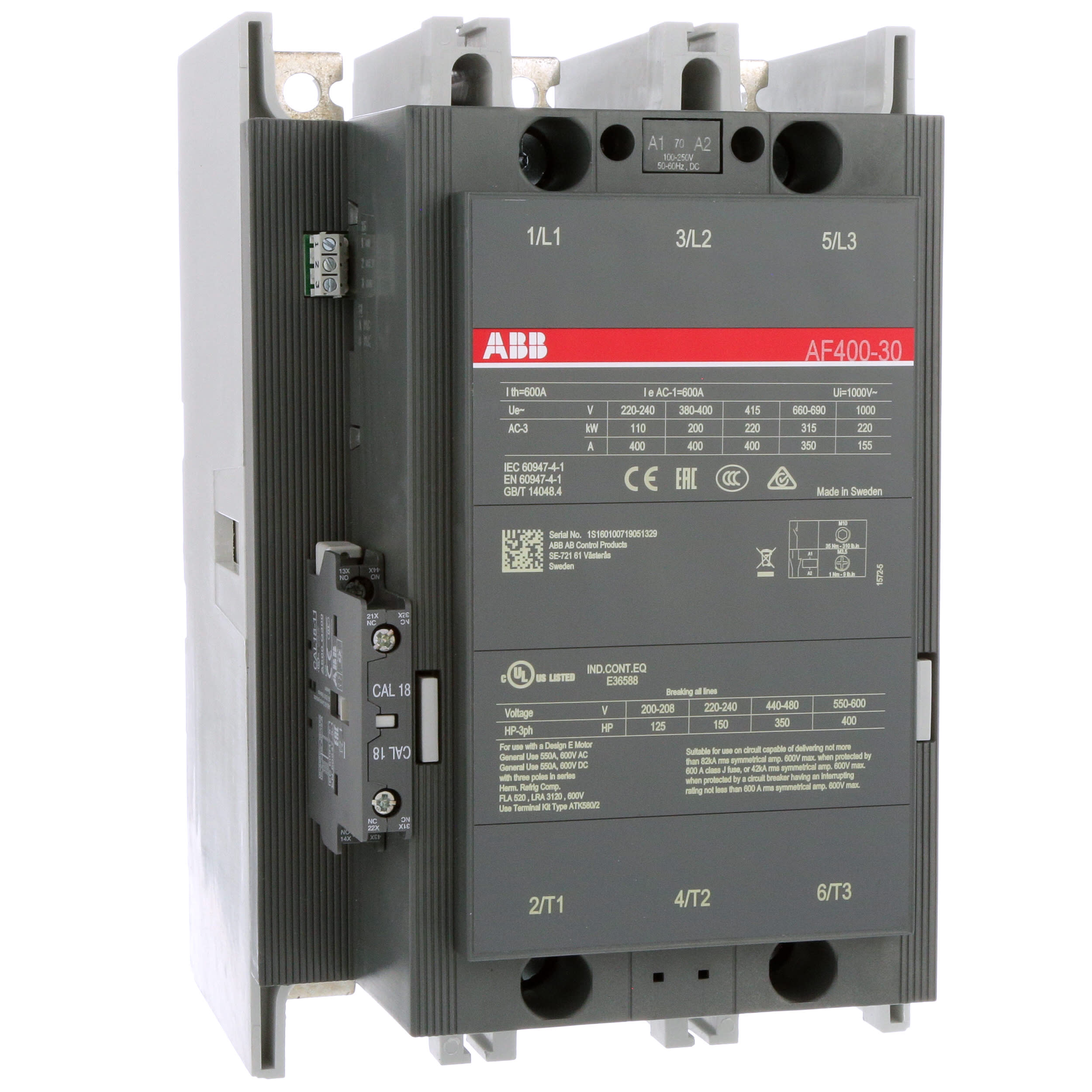 Details about   ABB Contactor AF30-30-00-11 New Open Box 