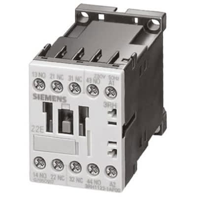 CONTROL RELAYS NEW #115922 6NO-2NC-24VDC COIL SCREW SIEMENS 3RH1262-1BB40 