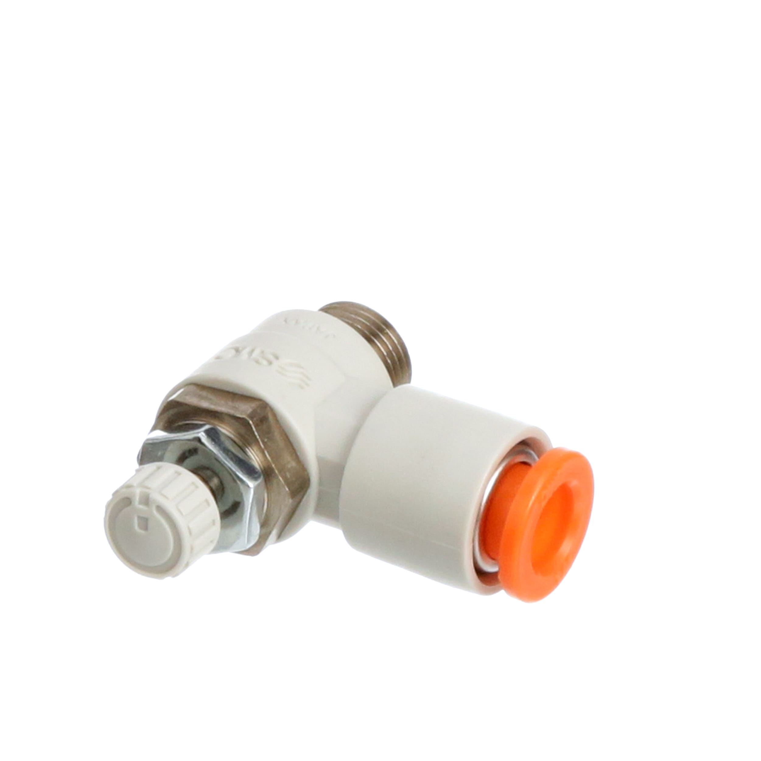 Valvola Controllo Velocità SMC AS2201F-N02-07SA – 1/4 NPT, Uscita Metrica, 48J214