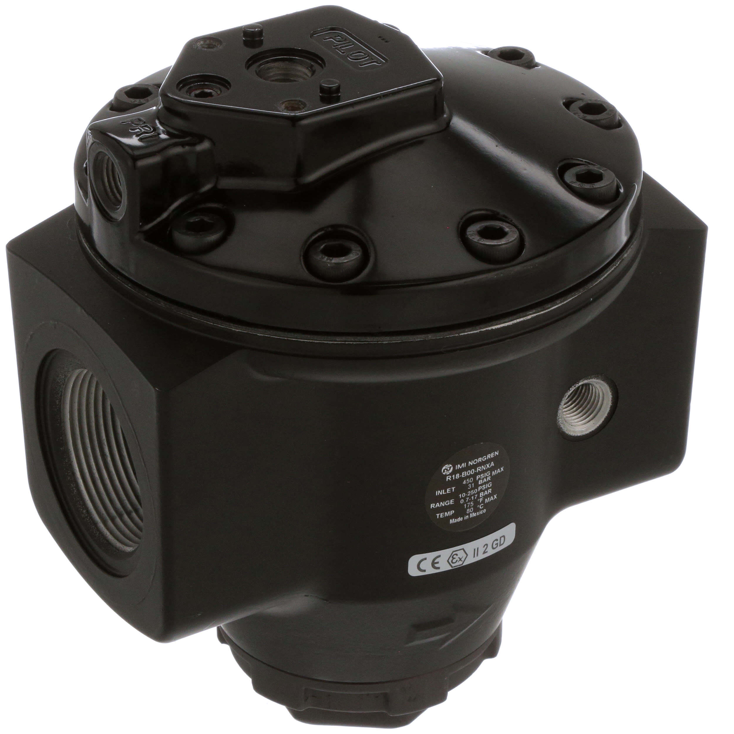 R18B00RNXA Pilot Op Regulator, 11/2" PTF, Relieving