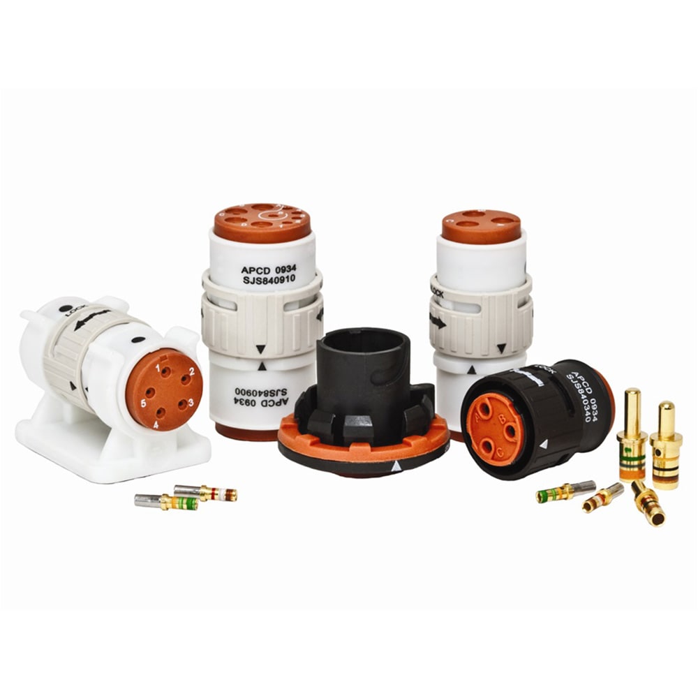 Amphenol Pcd SJS830100 Twist & Lock Series 8 Pole Cable Mount Conn