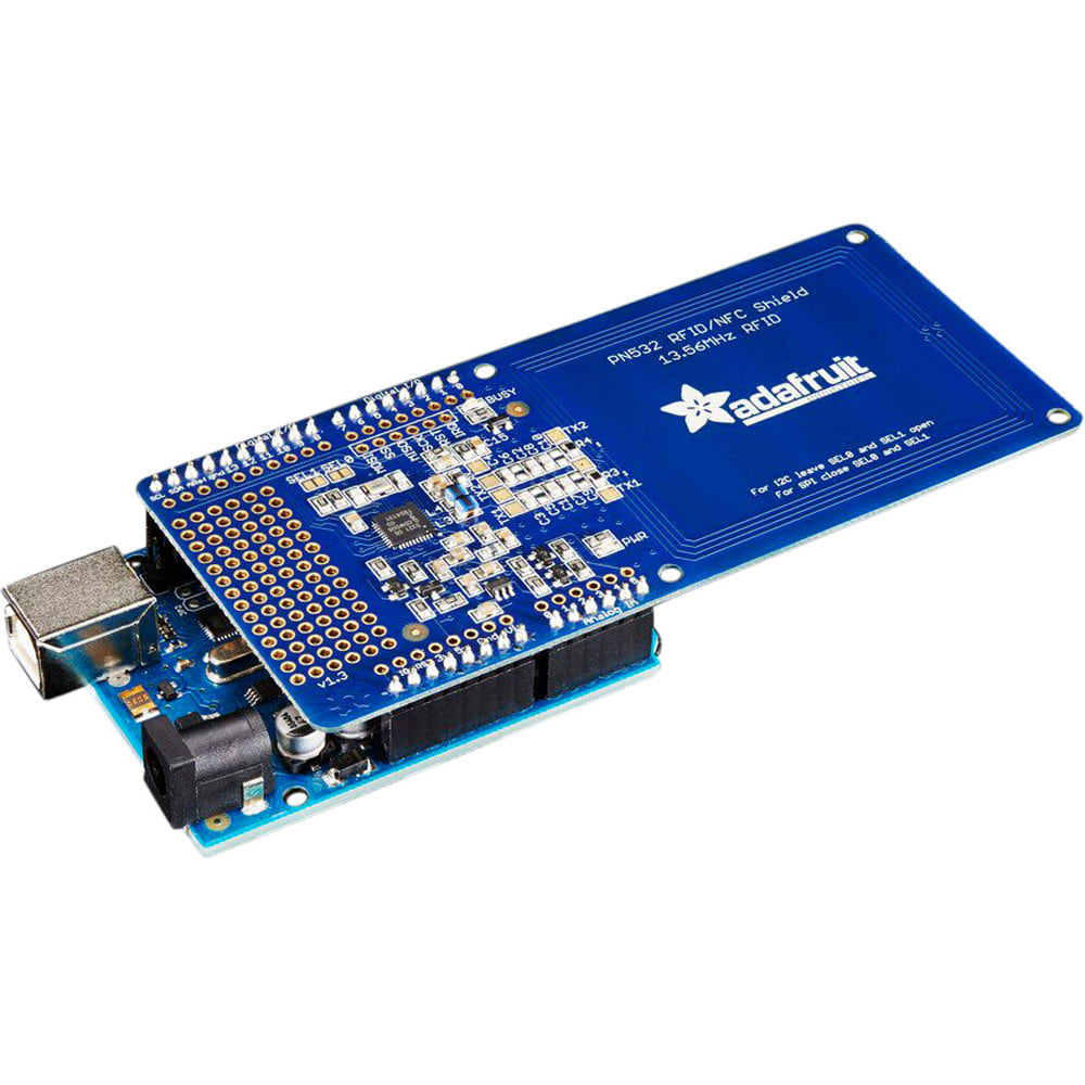 Adafruit Industries - 789 - NFC/RFID Controller Shield, Arduino ...