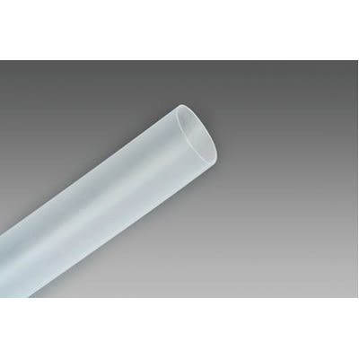 3m Fp 301 1 4 48 Clear Hdr Heat Shrink Tubing W Header Label 1 4 2 1 48in Clear Fp 301 Series Allied Electronics Automation