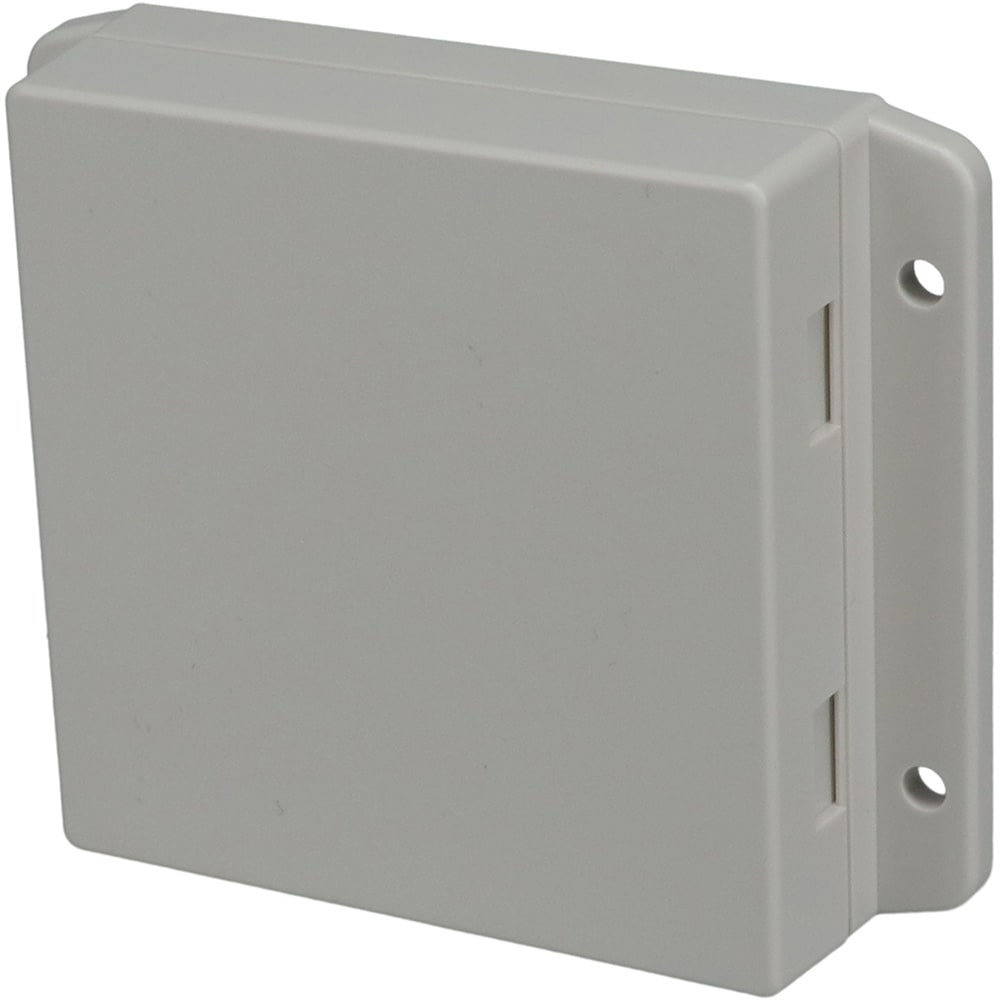 Bud Industries Cu 18430 W Snap Cover Utility Box White Snap