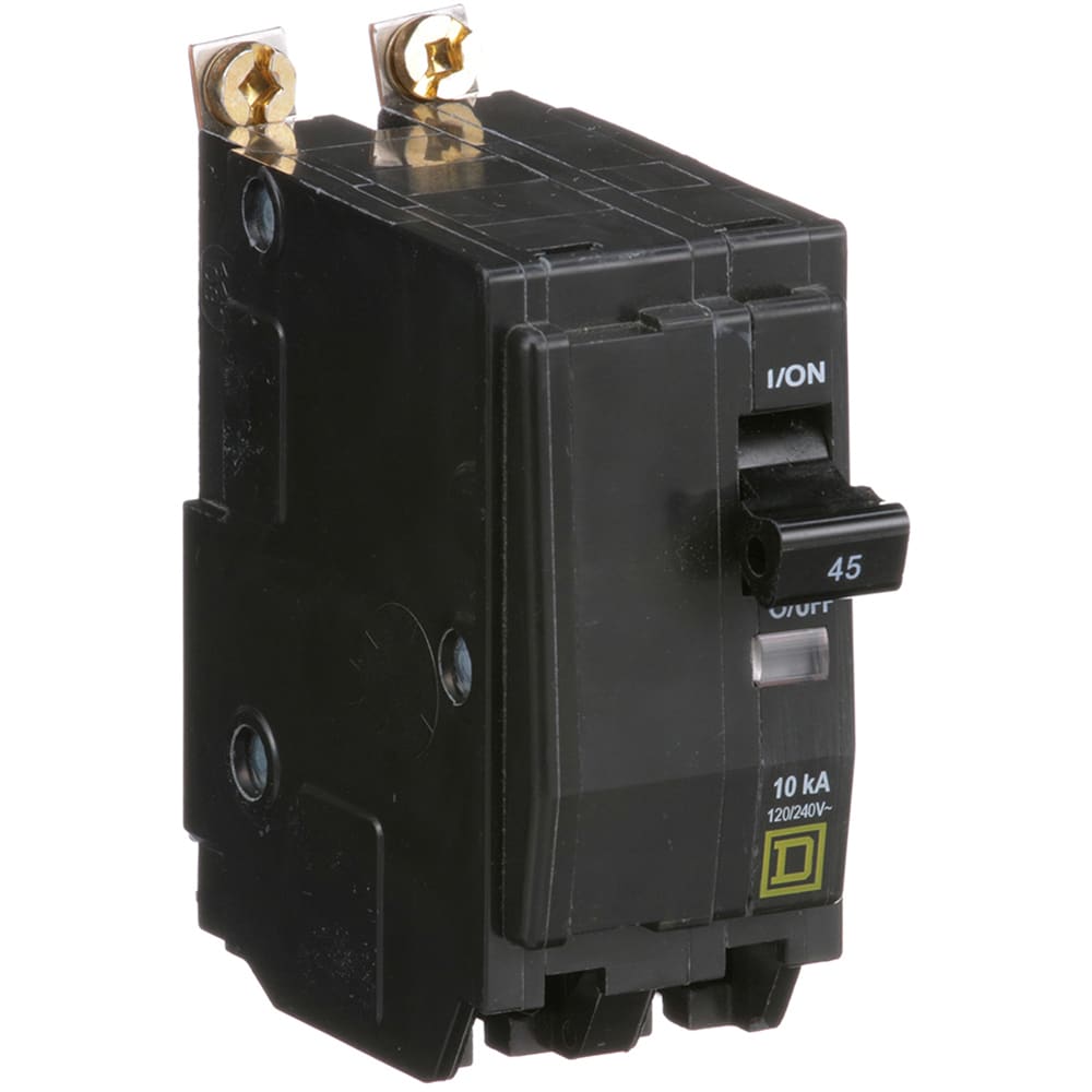 Square D - QOB245 - Miniature Circuit Breaker, 2 POLE, 120/240V, 45A - RS