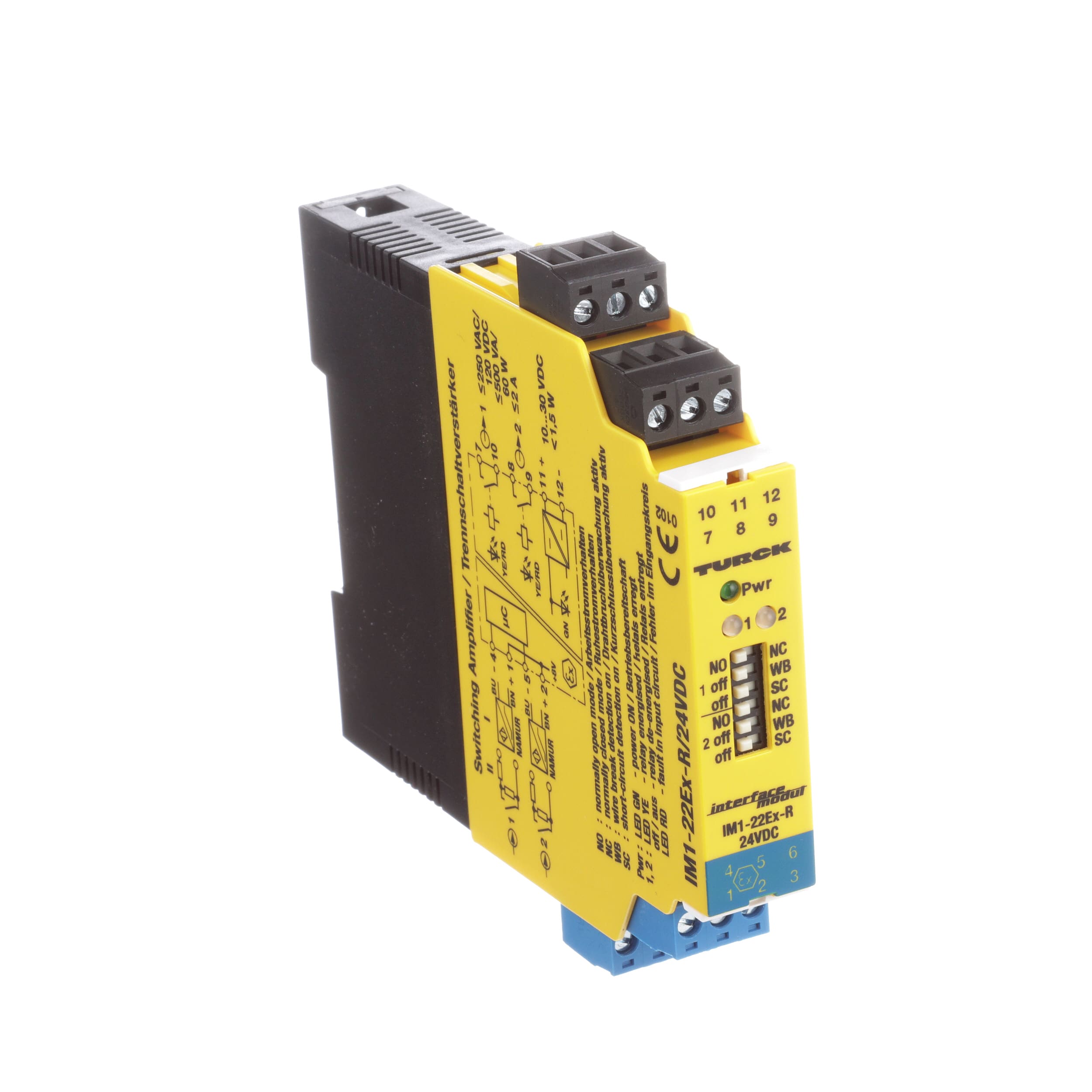 TURCK IM1-22EX-R 7541210 ISOLATING Switching Amplifier 754210 TURCK IM1-22EX-R 7541210 ISOLATING Switching Amplifier 754210