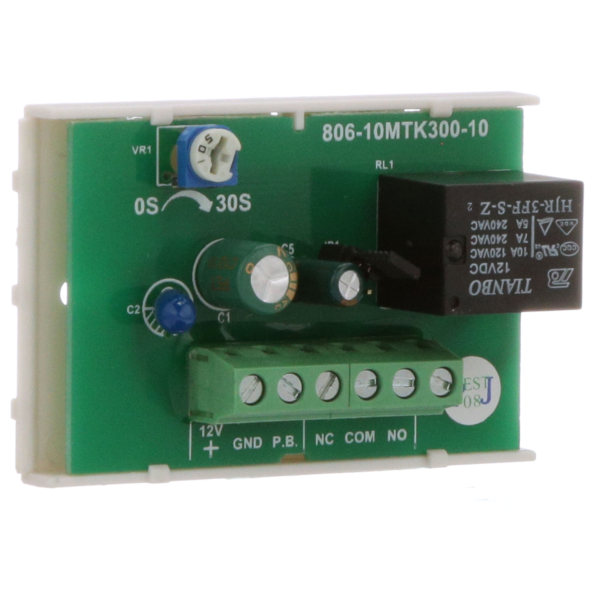 RS PRO 8700720 Timer Relay Board 12VDC Input 240VAC Output 030