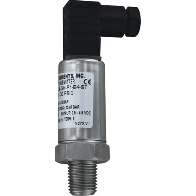 DIN Plug 628-12-GH-P1-E4-S1 Dwyer Indl Pr Transmitter 4-20 mA 2 Wire 0-200 psig 