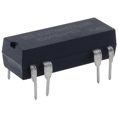 NTE Electronics R56S-5D.5-24D General Purpose Dual In Line Package DC Reed Relay with Internal Clamping Diode 24 VDC Inc. SPDT 0.5 AMP 