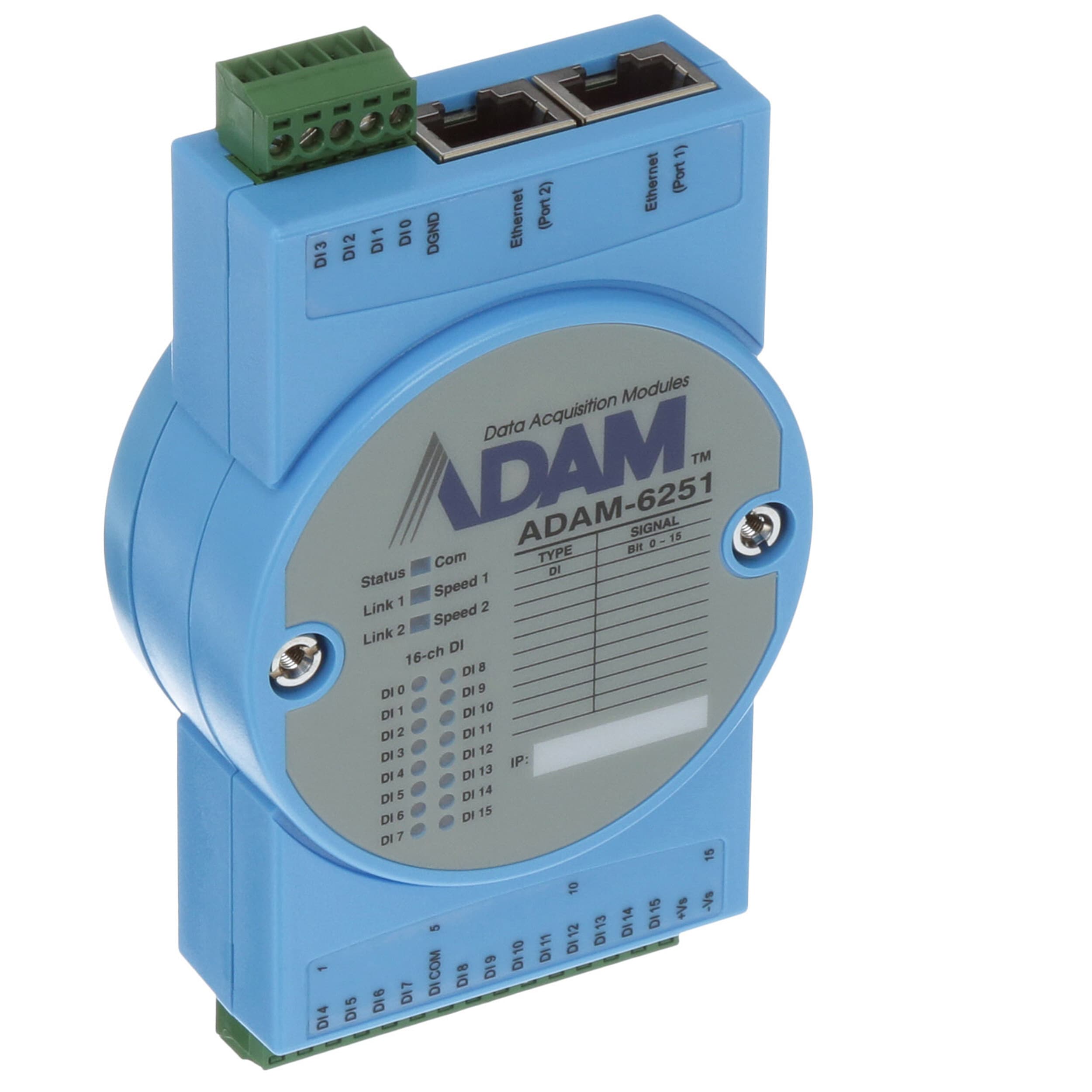 Advantech Adam 6251 Ae 16 Channel Isolated Digital Input Modbus Tcp Allied Electronics Automation