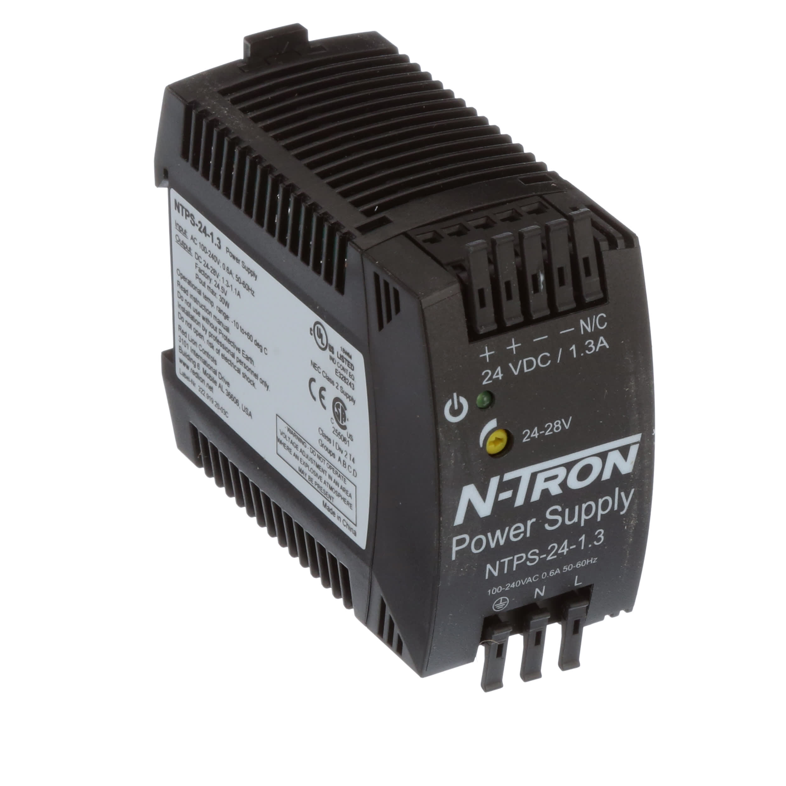 Red Lion Controls Ntps 24 1 3 Power Supply 1 3 Amp 24 Vdc Din Rail Allied Electronics Automation