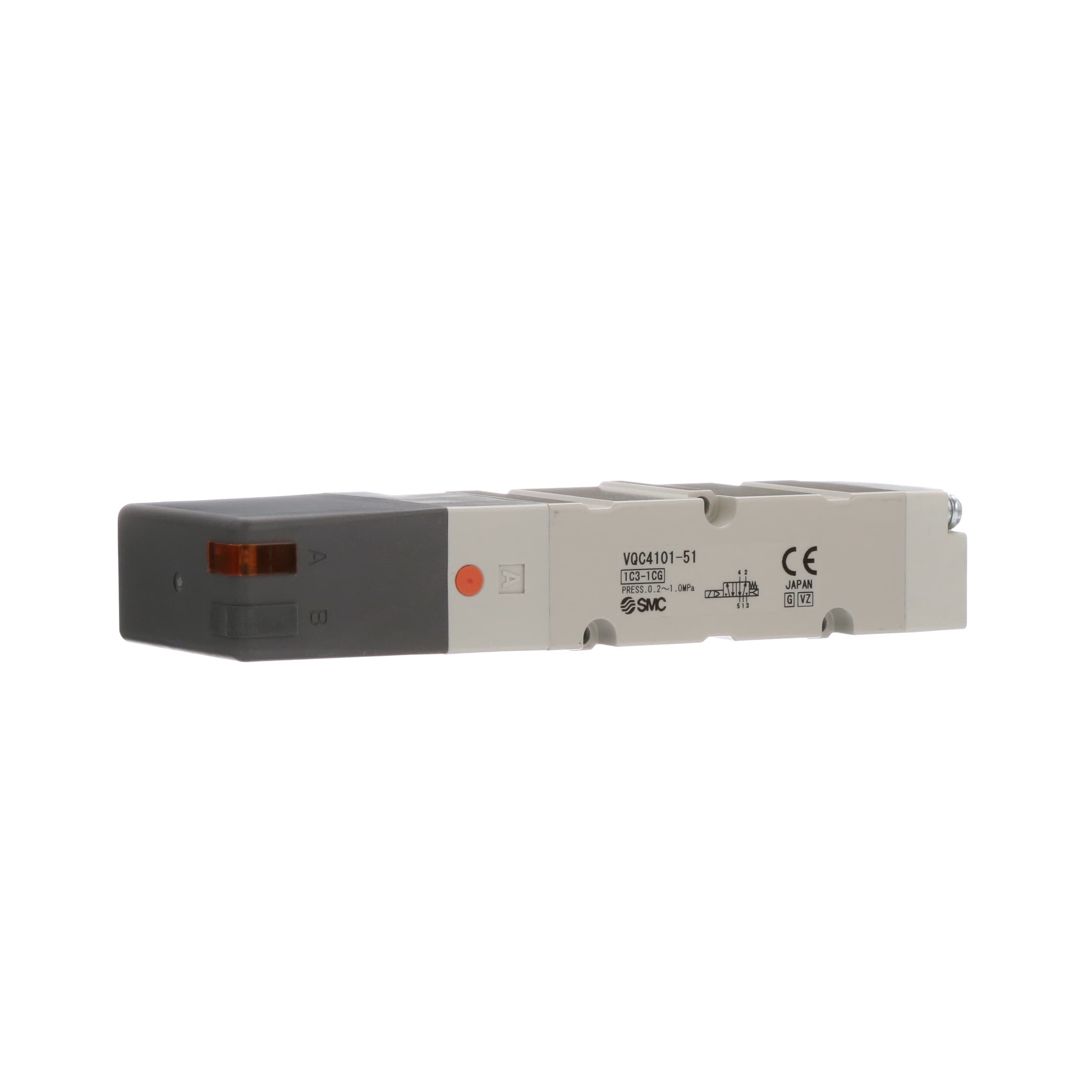 SMC VQC2101N-51 valve sgl sol plug-in