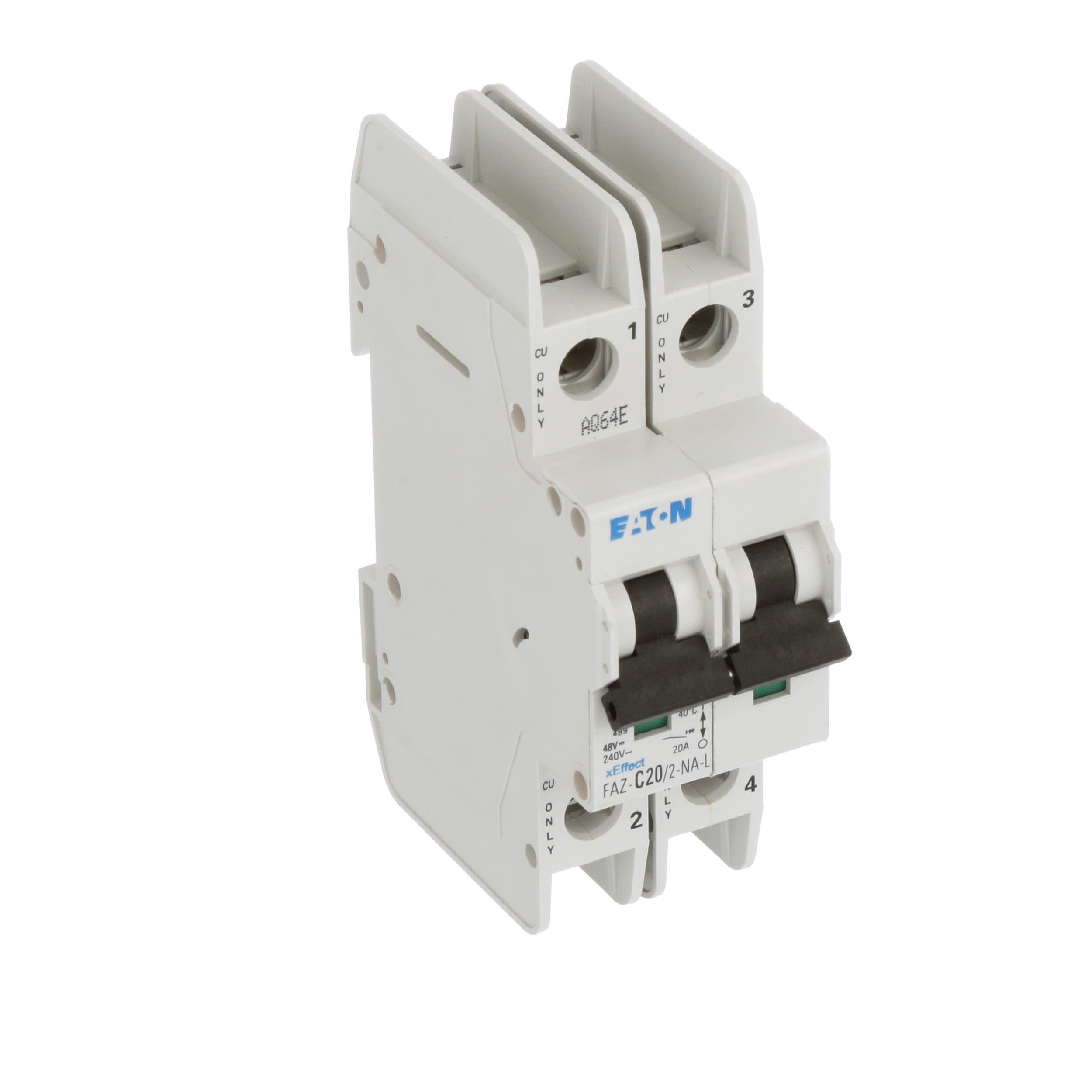 Eaton - Cutler Hammer - FAZ-C20/2-NA-L - Circuit Breaker,FAZ,C Curve,2 ...