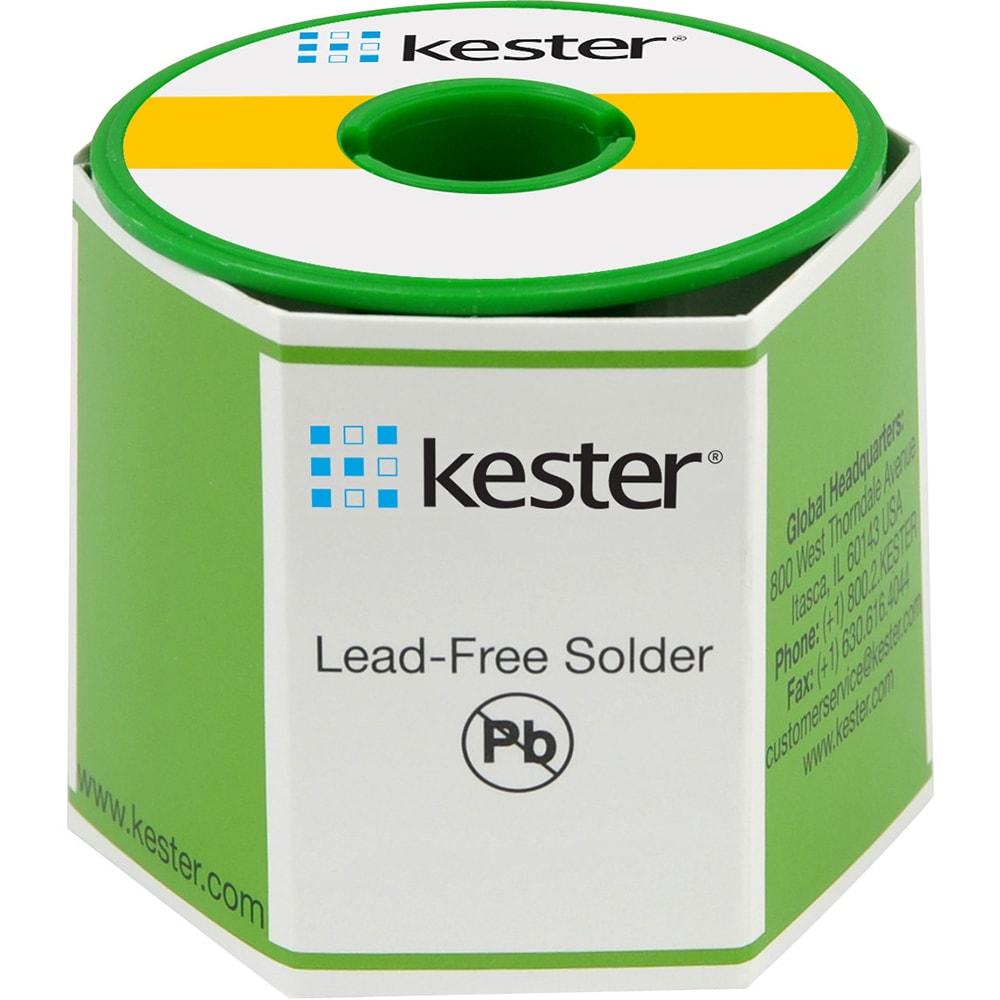 Kester Solder 2470681401 Solder Wire,rosin flux,leadfree,Sn96